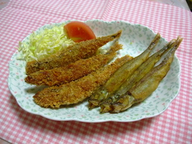 ししゃものカレー風味(フライ&唐揚げ)♪