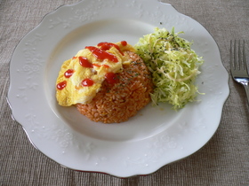 まぜるだけ!簡単オムライス