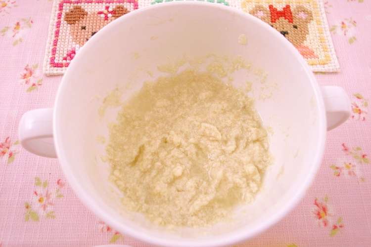 離乳食 5ヶ月のバナナ豆腐 レシピ 作り方 By おぷゆ クックパッド 簡単おいしいみんなのレシピが350万品