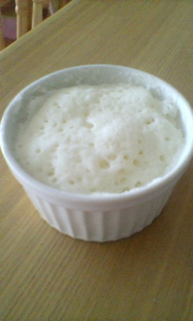 レンジで簡単!!ヘルシー蒸しパン