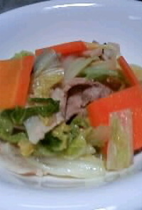 簡単☆白菜と豚バラの煮物