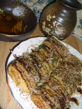 豚バラ肉と新たまねぎのふわふわ焼き☀