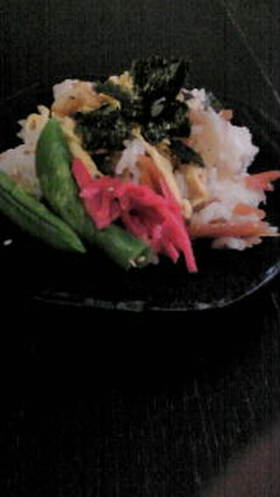 ひとりランチ♪あっという間に簡単チラシ☆