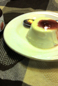 苺マーブル☆レアチーズケーキ