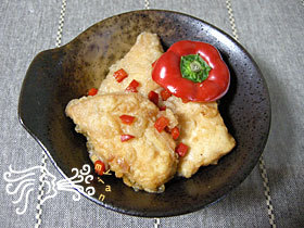 母の味 ささみのレモンあん