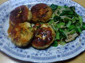 節約レシピ◇おからと鶏ひき肉のつくね