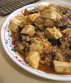 麻婆ナス豆腐