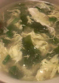 トロトロあつあつ、中華風卵スープ。