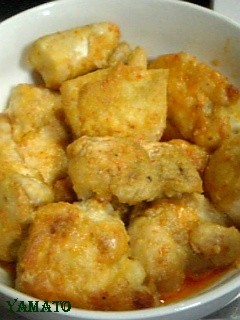 ピリリと辛い鶏むね肉のマヨソテ♪
