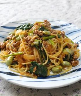 和風*ひき肉のナポリタン*
