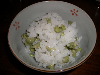 ツタンカーメンのシンプルお豆ご飯の写真