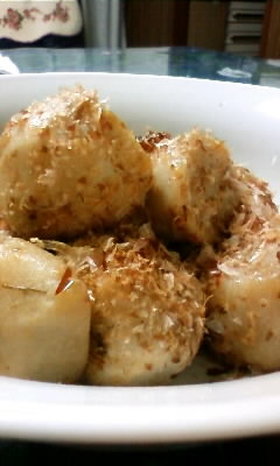 ホッとする味、さといものおかか煮