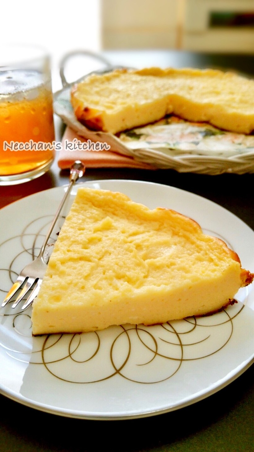 フライパンでとっても簡単♪チーズケーキ