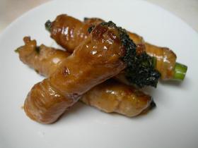 スティックブロッコリーの豚肉巻き☆