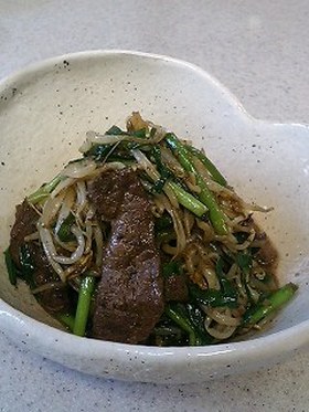 ☆味付け簡単!!ササっとレバニラ炒め☆