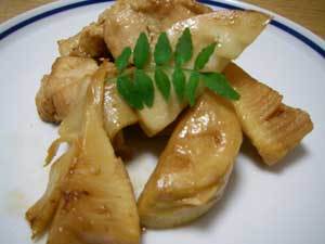 塩麹さんで鶏と竹の子バター醤油炒めの画像