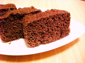 ふわふわしっとり♪濃厚おからチョコケーキ
