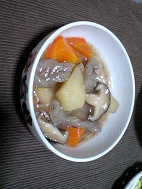 ツナ缶de和風煮物