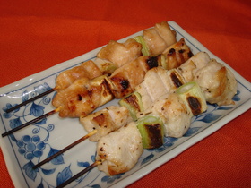 鶏ムネ肉で♪ジューシーな焼き鳥~2種~