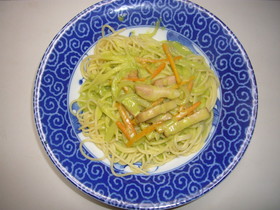 春の香り♪うすいえんどうのスパゲッティ