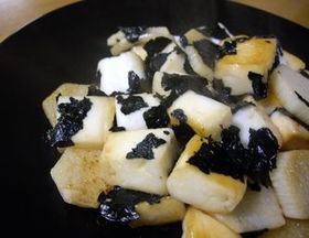 長芋とはんぺんの磯炒め