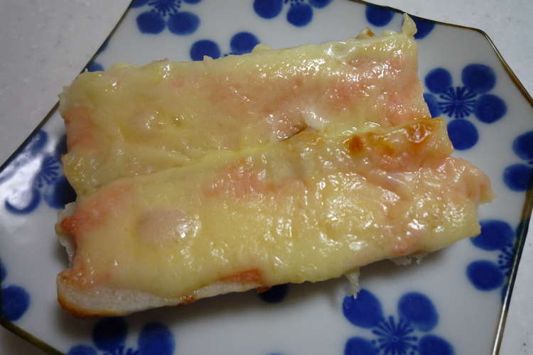 焼きちくわの明太子 チーズののっけ焼き レシピ 作り方 By たくやときみこ クックパッド