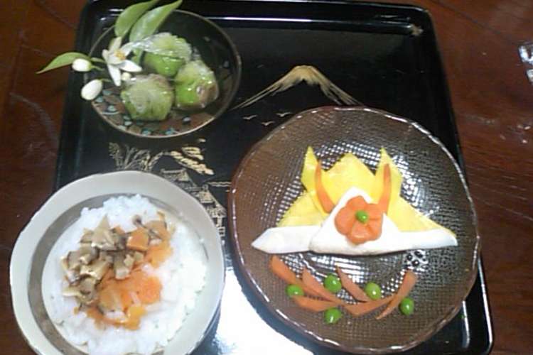 離乳食で 初節句御膳 男の子 レシピ 作り方 By Edible クックパッド 簡単おいしいみんなのレシピが367万品