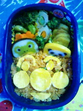 アンパンマンオムライス弁当☆キャラ弁