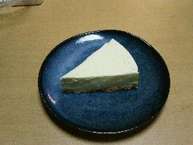 簡単ヘルシーレアチーズケーキの写真