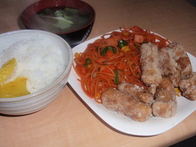 一押し!鳥から揚げ風・・高野豆腐竜田揚げ