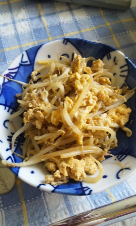 もやしの卵とじ