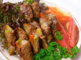 サイダーで野菜の肉巻き☆照り焼き☆