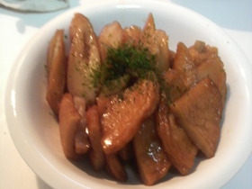 テリテリ♪ひら天とごぼう天煮物