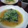 小松菜とシラスの煮浸し～ニンニク風味～