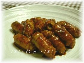母直伝!豚肉の梅しそ巻き巻き♫♬