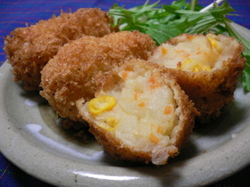 ♡バターコーンコロッケ♡