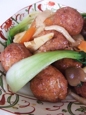 ふ~わふわ肉団子の煮込み♪
