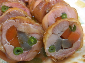 チキンロール巻き