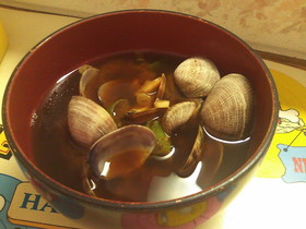あさりのおいしーいお味噌汁