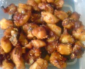 ダブル味噌で!!鶏ひざ軟骨甘辛味噌焼き