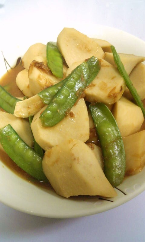 里芋の✿おかか✿味噌✿にんにく風味✿煮の画像