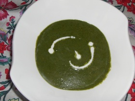 ほうれん草とひき肉のカレー