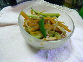 レンジでヘルシー糸こん中華サラダ