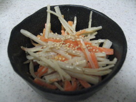 新ごぼうとにんじんの簡単サラダ
