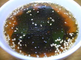 チャーハンと一緒に♪ 手抜きな中華スープ