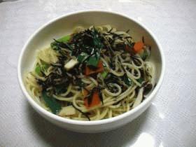 ひじきと少女子のスパゲッティ