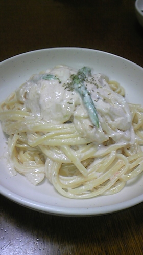 博多めんたいクリームパスタ