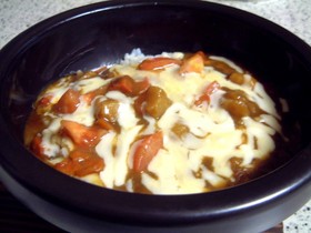 石焼きトマトチーズカレー♪
