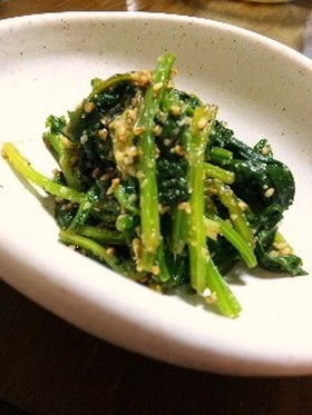 これでゴマ美人にッ?ほうれん草の胡麻和え