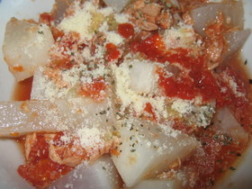 大根とトマトのイタリアンサラダ